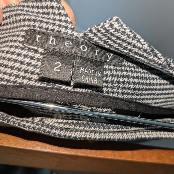 Theory Grey Tweed Skirt Size 2 NWT - Picture 5 of 5